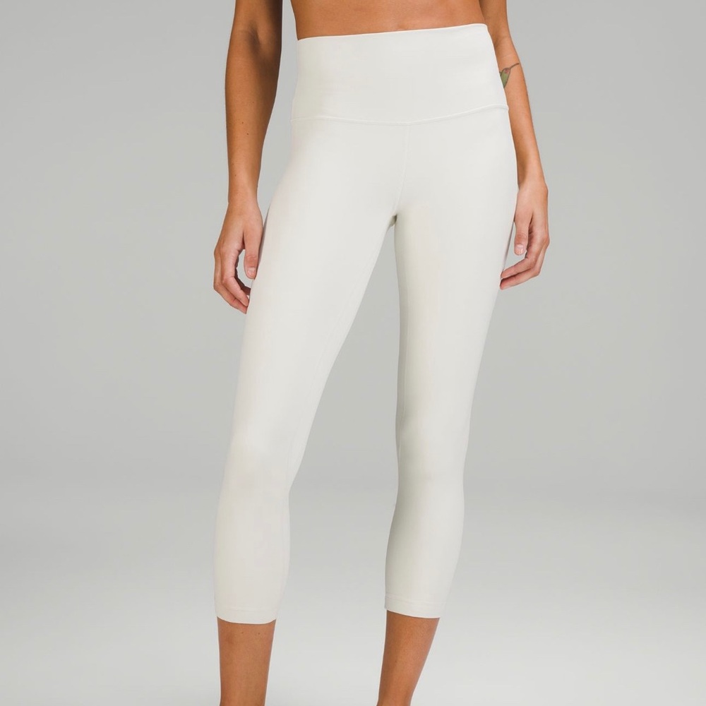 Lululemon Align High-Rise Crop 23” in White